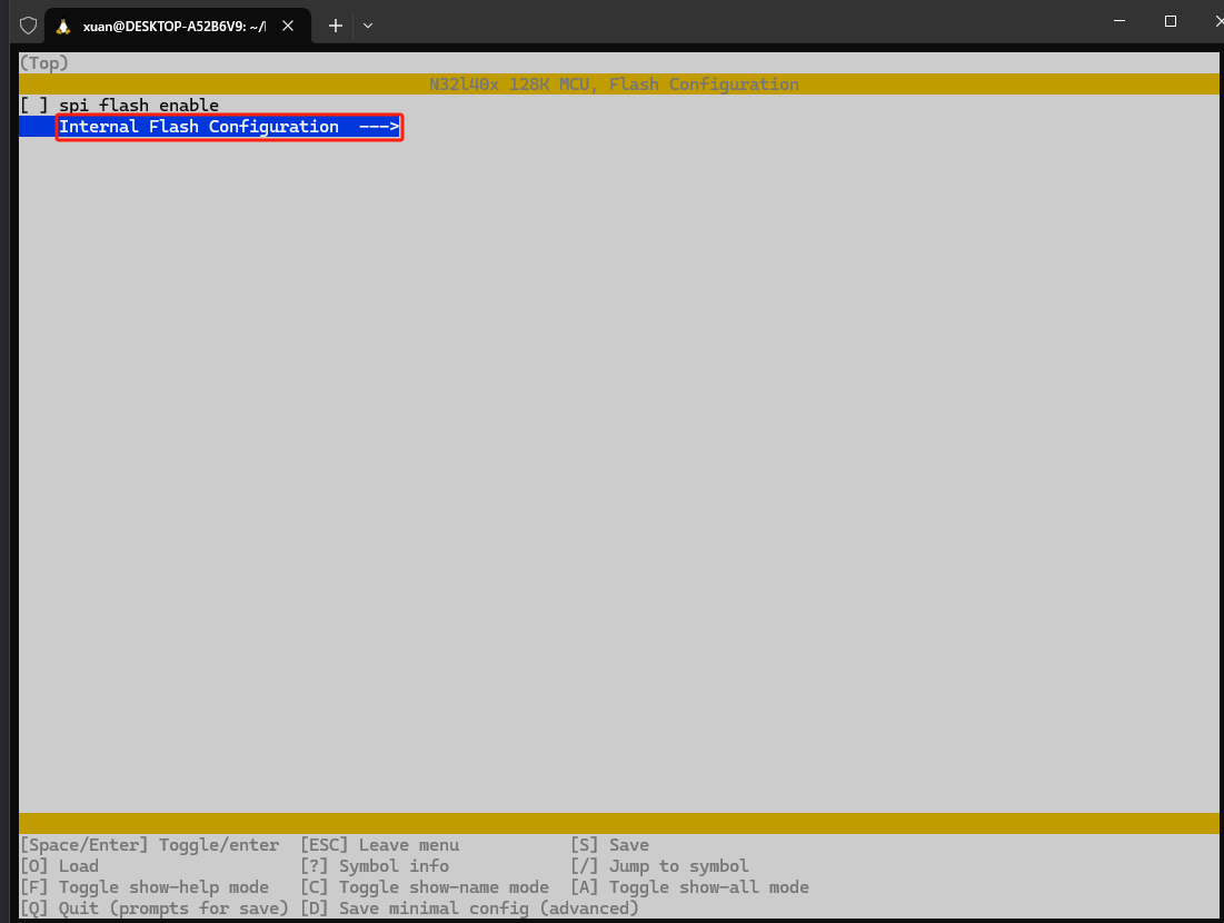 menuconfig